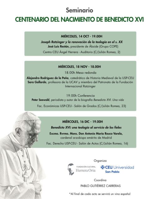 Tres encuentros para recordar a una de las mentes más brillantes de nuestro tiempo.

📌 Toda la info en el cartel para ver ponentes, fechas y ubicaciones, y guárdate el post para no perderte ninguno.